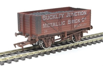7-plank open wagon "Buckley Junction" - 26 - weathered