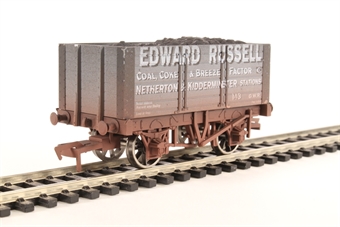 7-plank open wagon with 9ft wheelbase "Edward Russell" - 143 - weathered