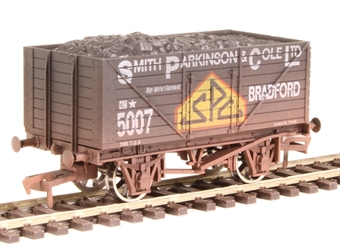 8-plank open wagon "Smith, Parkinson and Cole Ltd, Bradford" - 5007 - weathered