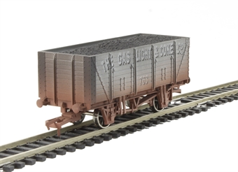 9-plank open wagon "Gas Light & Coke" - 763 - weathered