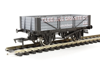 4-plank open wagon "Clee Hill Granite" with coal load - 331