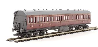RTR 57ft Stanier non-corridor composite in LMS maroon lined 19171