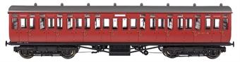 GWR 'Toplight' mainline city second in BR maroon - 3911 (Set 6)