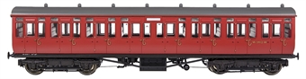 GWR 'Toplight' mainline city second in BR maroon - 3912 (Set 6)