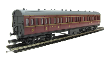 RTR 57ft Stanier non-corridor composite 19194 in LMS maroon lined
