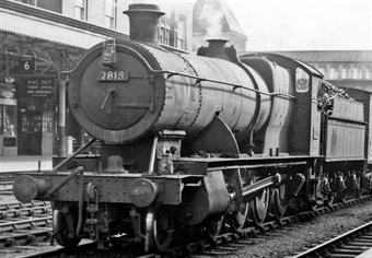 Class 28xx/ 2884 2-8-0 3802 in BR black with early emblem