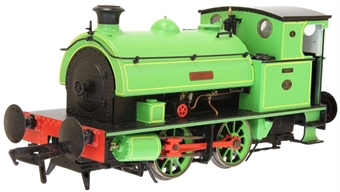 Hawthorn Leslie 0-4-0ST 4 "Asbestos" in Turner Brothers green with yellow lining - Digital sound fitted