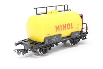 Tank wagon with brakeman's cab 'Minol' of the DR