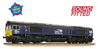Class 66/3 66304 DRS Compass (Small Logo) Diesel Locomotive - DCC Sound