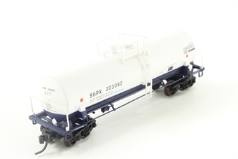 14,000 gallon kaolin tank car of the Shipper's Car Line - white, blue 203082