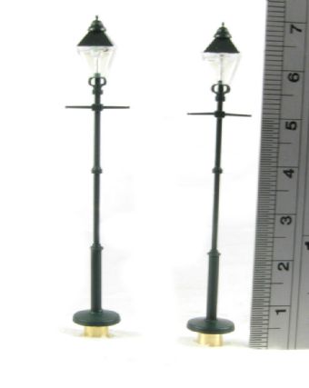 Old style street light - Satin Green (twin pack)