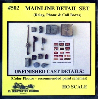 Mainline Detail Set w/Relay & Phone Boxes