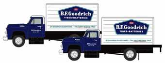 N '54 Ford Refrig box Truck BF Goodrich