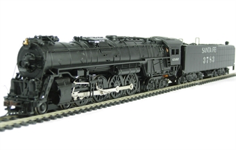 American Northern 4-8-4 steam loco 3783 & tender in Santa Fe (40's - 50's) livery (DCC on board)