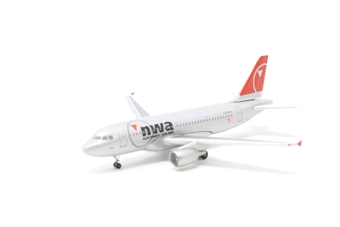 Airbus A319-114 Northwest Airlines N358NB 2003 colours with KLM / Northwest Logo new generation II