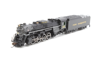 Berkshire 2-8-4 #1225 of the Pere Marquette Railroad - DCC sound onboard