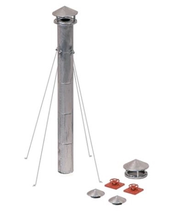 Industrial fittings and chimney - plastic kit