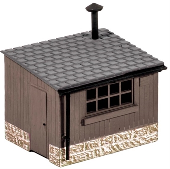 Pair of Wooden Lineside huts - plastic kit