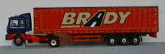 "Brady Distribution" articulated lorry