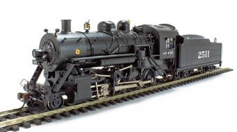 Baldwin 2-8-0 Consolidation Locomotive - DCC On Board Santa Fe #2511