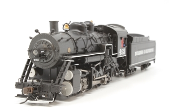 Baldwin 2-8-0 Consolidation #493 of the Durango & Silverton Railroad (DCC fitted)