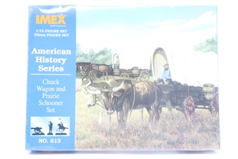 Chuck wagon & prairie schooner set