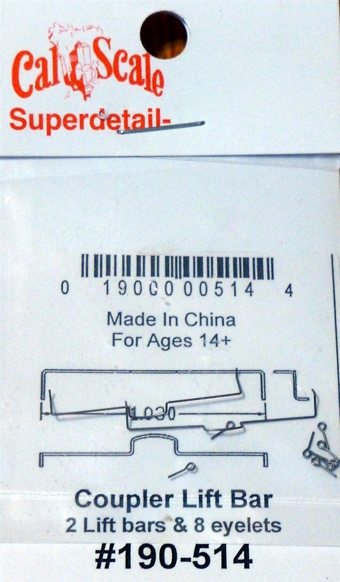 Coupler Lift Bar .012 2Pk