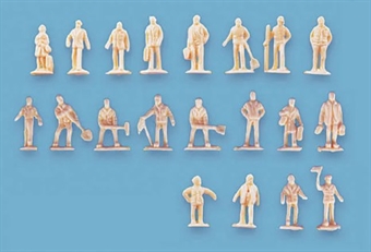 Assorted Unpainted Figures set A x 20
