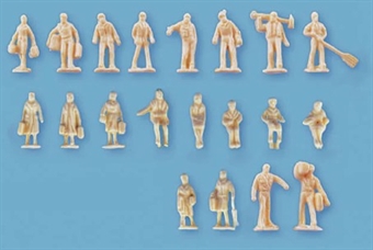 Assorted Unpainted Figures set B x 20