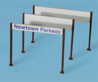 Station Nameboards - modern type