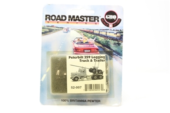 Peterbilt 359 logging truck and trailer kit