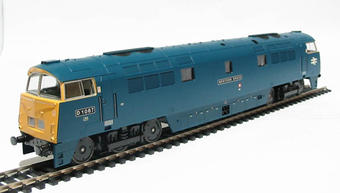 Class 52 diesel D1067 "Western Druid" in BR blue with full yellow ends