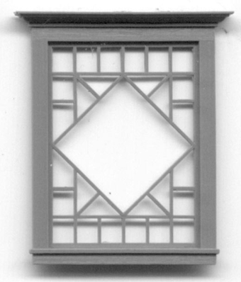 Diamond Patterned Windows