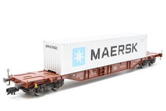 Bogie Container Wagon with 'Maersk' Container of the DB