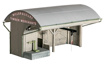 Coal or timber merchants building - plastic kit