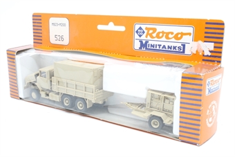 M923 truck and trailer