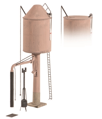 GWR style water tower - conical or flat top - plastic kit