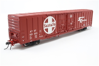 60' Shock Control Bx-166 Beer Car #621323 of the Atchison, Topeka & Santa Fe Railroad