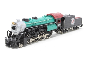 Consolidation 2-8-0 #1257 of the Great Northern Railroad