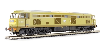 Class 53 D0280 'FALCON' in lime green and brown with small yellow warning panels