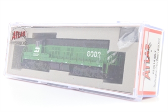 SD7 EMD 6002 of the Burlington Northern
