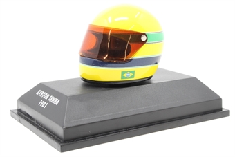 A. Senna F1 Helmet 1981 - 1:8 Scale