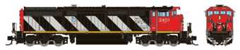 Dash 8-40CM EMD 2410 of the Canadian National - digital sound fitted
