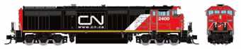 Dash 8-40CM EMD 2400 of the Canadian National - digital sound fitted