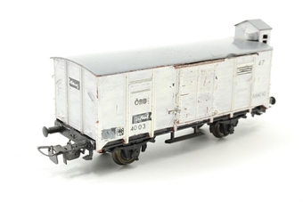 Beer wagon with brakeman's cab - 'Feldschloesschen'