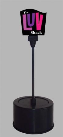 Luv Shack Rotating Sign, Animated Sign Kit