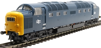 Class 55 'Deltic' in BR blue - unnumbered