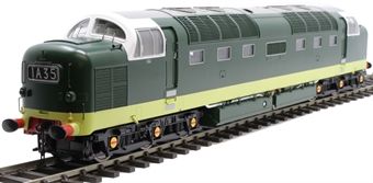Class 55 'Deltic' in BR green with no yellow ends - unnumbered