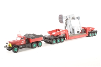 Diamond T980 Ballast with Girder Trailer & Nodding Donkey Derrick