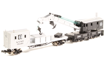 250 Ton Crane & Tender of the Atchison, Topeka & Santa Fe Railroad